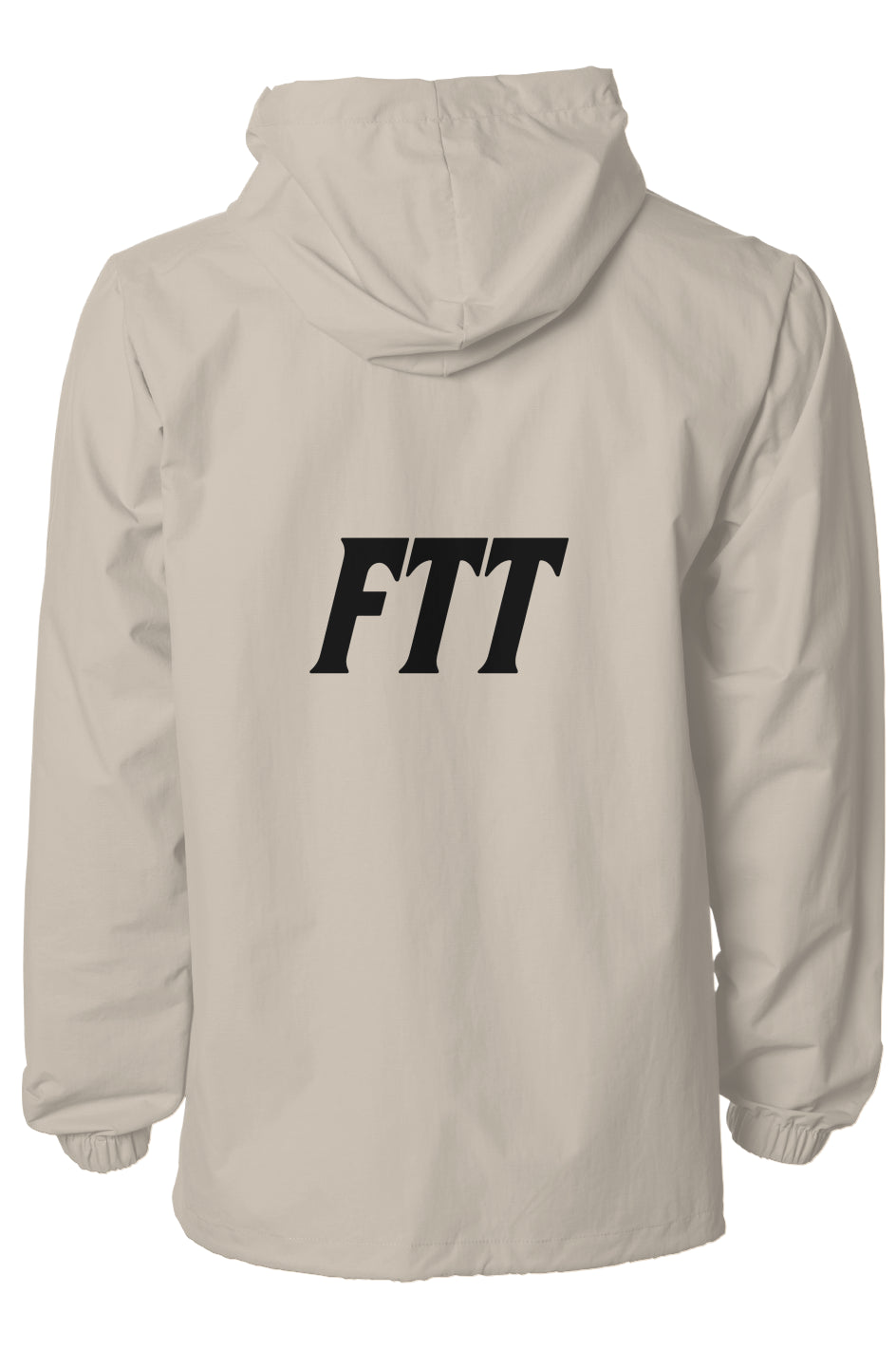 Water-Resistant Hooded Windbreaker