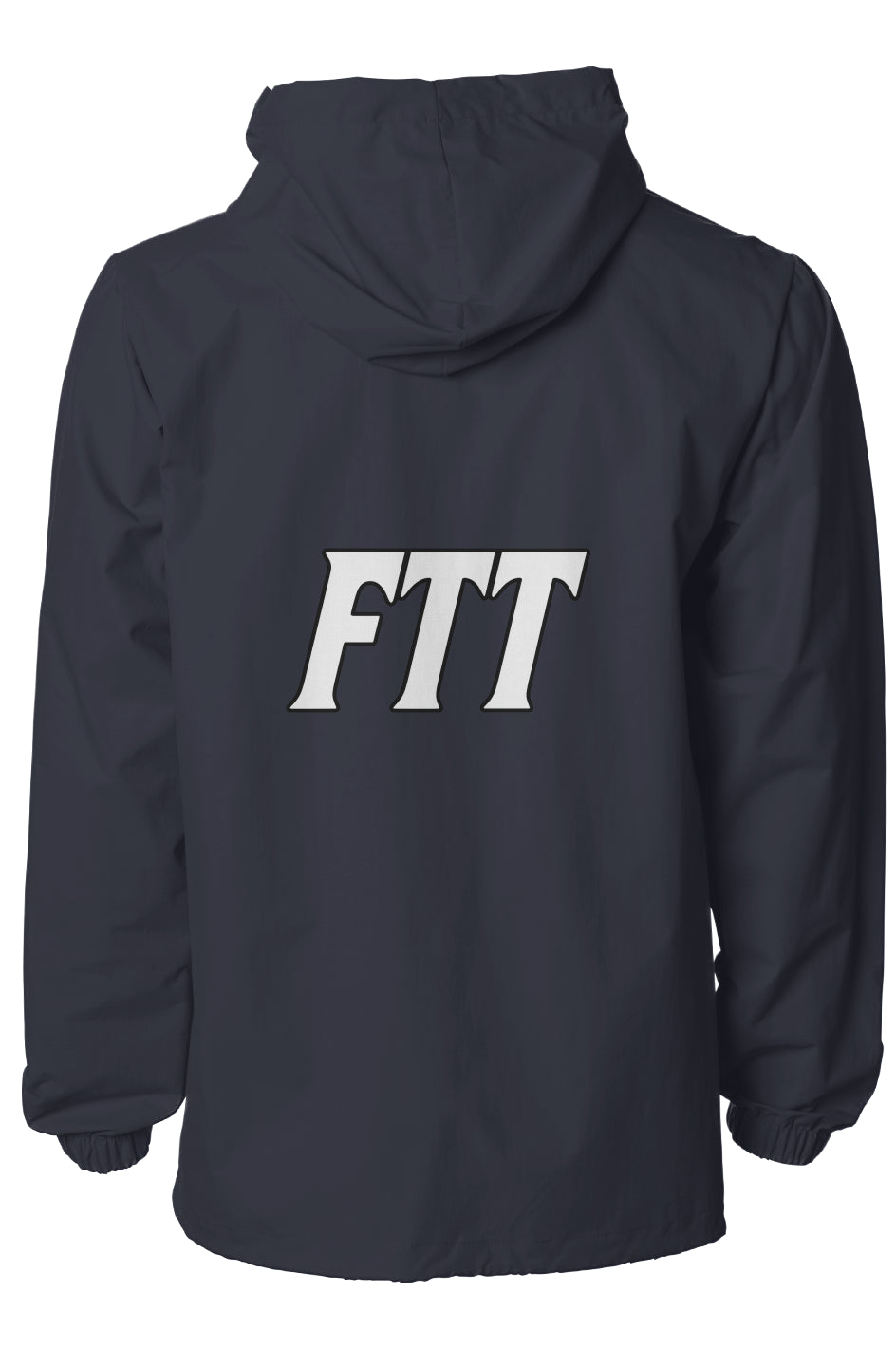 Water-Resistant Hooded Windbreaker