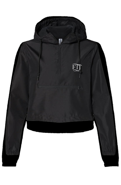 Lightweight Pullover Crop Windbreaker