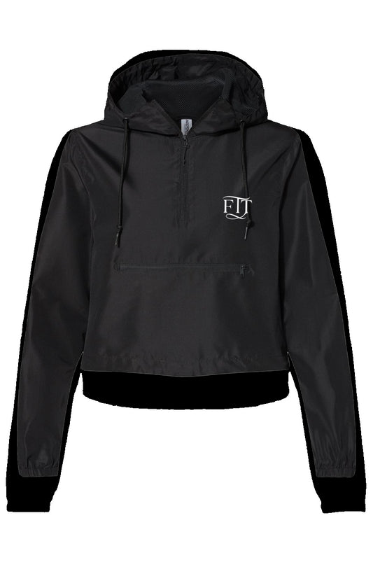 Lightweight Pullover Crop Windbreaker