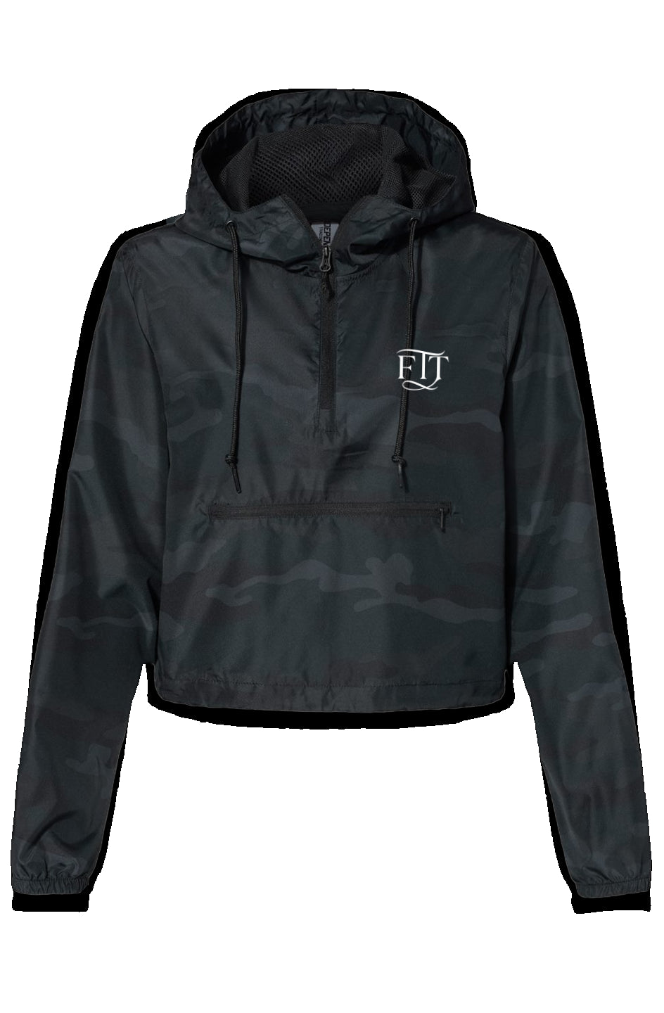 Lightweight Pullover Crop Windbreaker
