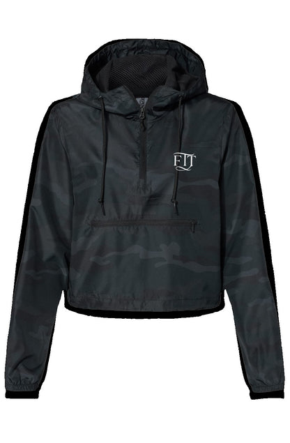 Lightweight Pullover Crop Windbreaker