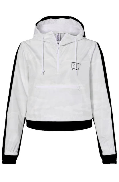 Lightweight Pullover Crop Windbreaker