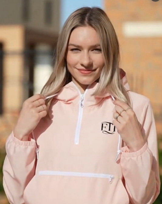 Lightweight Pullover Crop Windbreaker