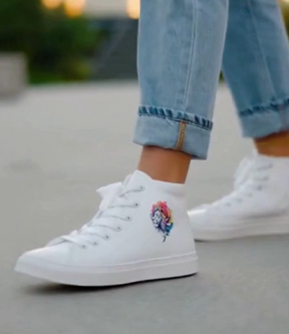 High Top Canvas Shoes